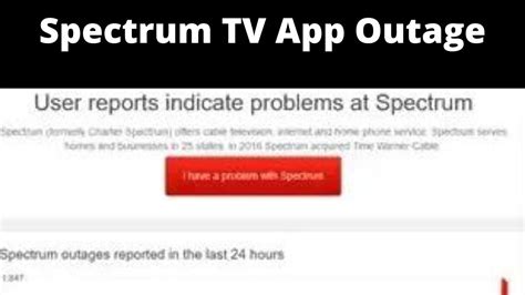 Users are reporting problems related to internet, wi-fi and tv. . Spectrum tv app outage